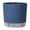 Blue, variant on FXMLRLK Plastic Plant Pots, 1 Pack Small Flower Pot Planters with Drainage Holes and Saucer for Home Decor Indoor Plants(White)