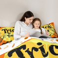 thumbnail image 5 of Homewish Vintage Art Halloween Trick Or Treat Queen Comforter Set,Rustic Tree Moon Pumpkin Pattern Comforter Sets Queen,Halloween Reversible,3pcs,1 Comforter and 2 Pillowcases, 5 of 7