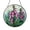 Acrylic 3.5 Inch, variant on Stained Glass Foxglove Blossom Window Hanging Art