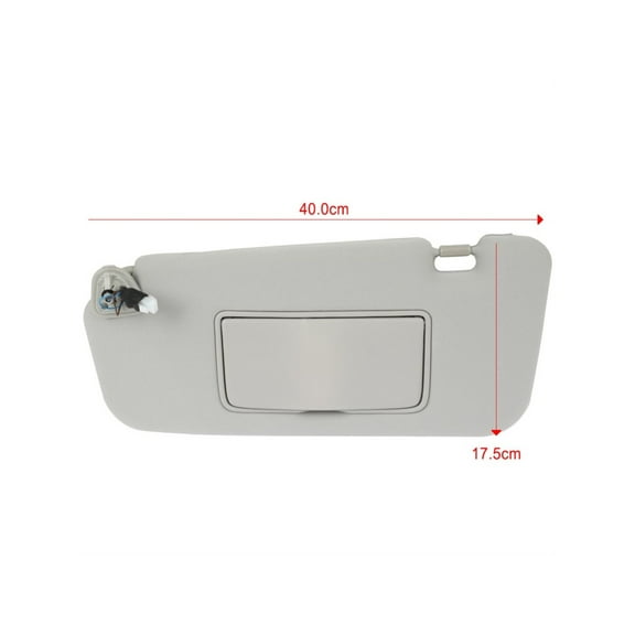 ECCPP Left Driver Side Sun Visor Assembly with Sunroof Gray Fit For Nissan Murano 2009-2014 (96401-1AA1B)