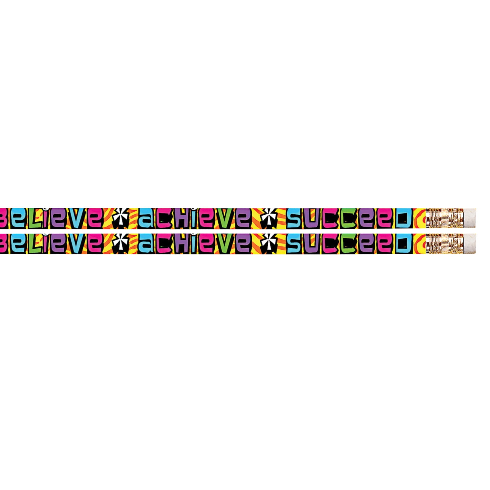 Musgrave Pencil Company Believe Achieve Succeed Motivational Pencils, Pack of 144