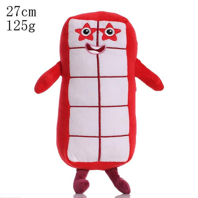 Numberblocks Plush Doll Digital Building Block Toy Children's Mathematics Enlightenment Animation Doll