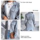 thumbnail image 4 of Abrigo de Lana de Invierno para Mujer Ropa de Abrigo Informal Suelto Frente Abierto Clásico con Cinturón ANGGREK Otros, 4 of 7