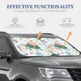thumbnail image 4 of Balery Turtle And Sea Life Sun Shield 2 Pack For Car Front Windows Foldable Sun Visor Protector Blocks Max Uv Rays And Keeps Your Vehicle Cool For Most Sedans Suv Truck, 4 of 7