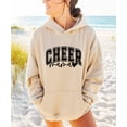 thumbnail image 5 of Cheer Mama Hoodie for Women Cheerleading Mom Game Day Pullover Sweatshirt, Sand Hoodie, S, 5 of 8