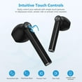 thumbnail image 3 of Wireless Earbuds, Wekity Bluetooth 5.0 Earbuds Touch Control in-Ear True Wireless Headphones, 20 Hrs Playtime with Charging Case, Hi-Fi Stereo Earbuds with Built-in Mic for Sports and Work (White), 3 of 7