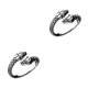 thumbnail image 4 of Jumpingount Anillos de tamaño ajustable Tendencia de moda Punk Anillo de amistad abierto Accesorios Suministro de joyería de aleación Adornos de ropa de Type1 NO1 Jumpingount CBP283251, 4 of 6