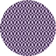thumbnail image 1 of Ahgly Company Machine Washable Indoor Round Transitional Dark Purple Area Rugs, 8' Round, 1 of 7