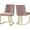 Pink and Gold, variant on Meridian Furniture Heidi Pink Velvet Dining Chair (Set of 2)
