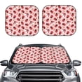 thumbnail image 2 of Bingfone Cute Ladybugs 1 Windshield Sun Shade 2-Piece Foldable Car Front Window Sunshade for Most Sedans SUV Truck-Medium, 2 of 6