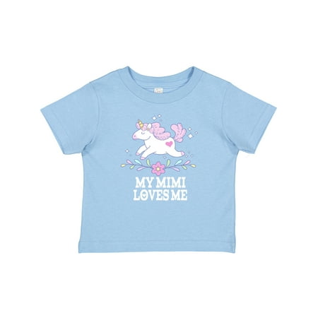 

Inktastic My Mimi Loves Me Unicorn Gift Baby Girl T-Shirt