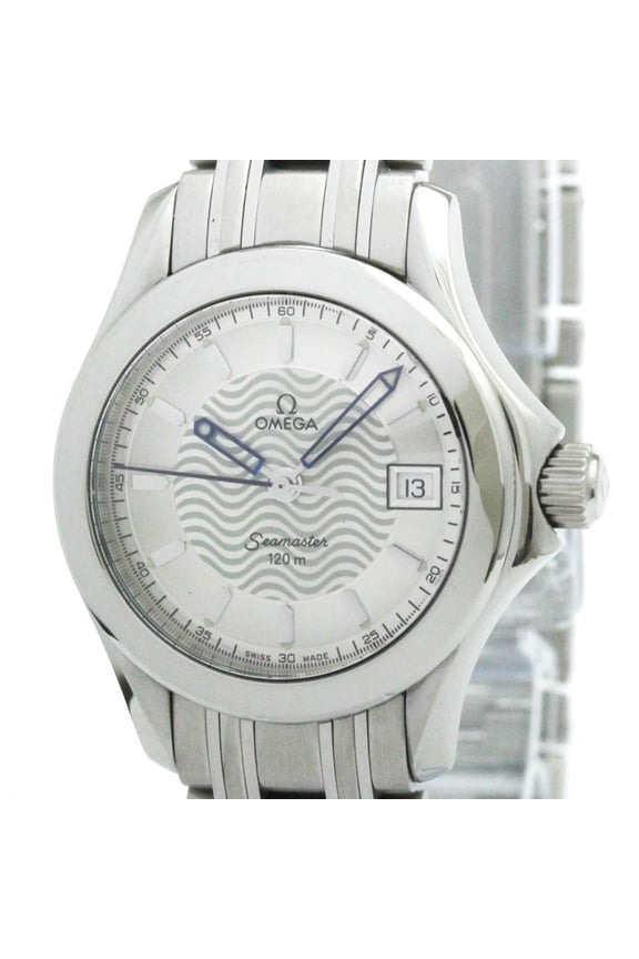 Pre-Owned OMEGA Seamaster 120M Steel Quartz Ladies Watch 2581.31 Polished