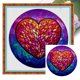thumbnail image 1 of Hilo Algodón Bordado Punto Cruz Amor Cristal Impreso 11CT 50x50cm, 1 of 9