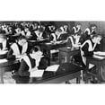 thumbnail image 2 of Soviet Female Graduates From The Tenth Grade Writing Compositions For Their Diplomas. Yaroslavl History, 2 of 2