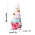 thumbnail image 2 of Mother's Day Faceless Gnome Plush Decoration with Love Heart, Handmade Tomte Nisse Stuffed Doll for Home Ornament, Gift for Women and Mom C#214 B, 2 of 2