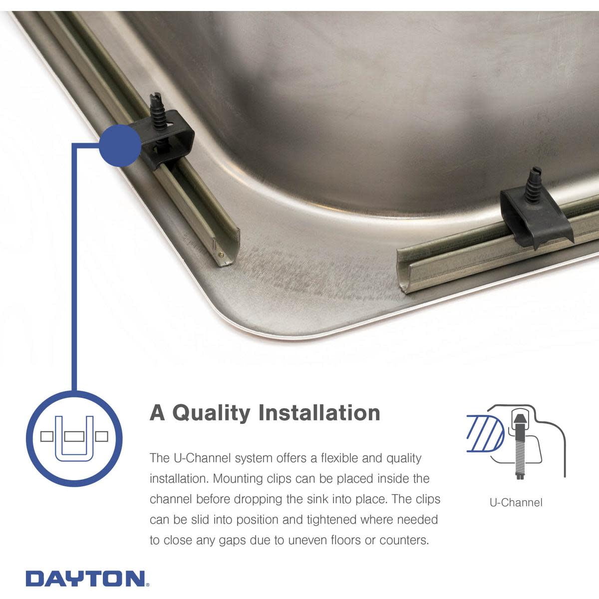 Elkay D23319MR2 Dayton Stainless Steel 33" x 19" x 6-7/16", Double Bowl Top Mount Kitchen Sink