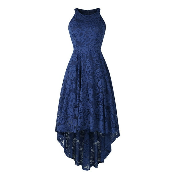 Vestidos Para Mujer Otoño Moda Cuello Redondo Sólido Vintage Elegante Midi Noche Cremallera Vestido Sin Mangas Odeerbi ODB147145
