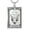 Silver, variant on Skeleton Tarot Card Necklace Stainless Steel Amulet Marigold Tarot Card Major Arcana Necklaces for Women Men