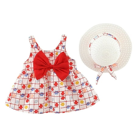

KI-8jcuD Tween Girl Dress Toddler Girls Dress Sleeveless Floral Skirt Bow Cute Sweet Suspender Dress Princess Dress With Hat Long Dresses for Girls Dress for Girls Wedding Party 2023 Little Girls Ch
