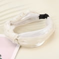 thumbnail image 6 of Unique Bargains 1 Pc Wide Faux Pearls Headbands for Women Beige, 6 of 6