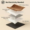 thumbnail image 6 of Cozy Self-Heating Pet Pad, Self-Warming Pet Mat for Dogs & Cats, Lightweight Portable Winter Warm Sleeping Pad for Indoor Pets (White, X-Large:up to 90 lbs), 6 of 7