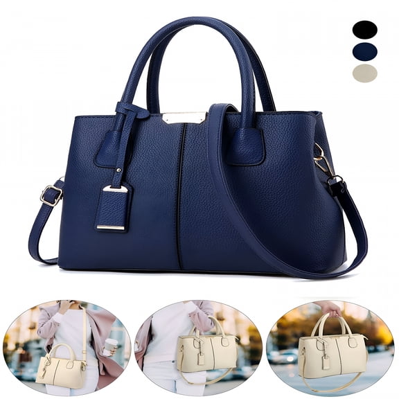 GASTROPOD Satchel Handbags Top Handle Purse Medium Tote Bag Crossbody Purses Shoulder Bag for Work Office Daily,Navy