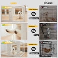 thumbnail image 2 of Parque de juegos para perros acrílico transparente para interiores para cachorros gatos conejos hurones corral transparente para mascotas jaula para p, 2 of 7