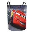 thumbnail image 2 of Cesta de almacenamiento grande de Cars Lightning Mcqueen, cesto para ropa sucia, baño, decoración del hogar, cesto de almacenamiento redondo plegable, cesto para ropa para niños y niñas, cajas, M, 2 of 8