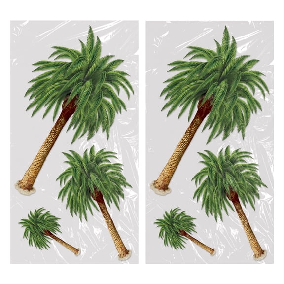 PMU Palm Tree Props Party Accessory (1 Count) (6/pkg) Pkg/1