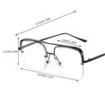 thumbnail image 4 of Classic Square Sunglass Vintage Style Fashion 400 Protection Oversized Driving Black, 4 of 4
