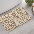 thumbnail image 2 of Beige and Brown Of Leopard Print Bathroom Rugs Mat,Non Slip Microfiber Bathroom Rug,Rubber Backing,Soft Bathroom Mats for Bathroom Floor,Tub and Shower,17x27in(43x68cm), 2 of 5