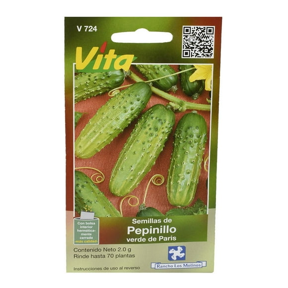 Semillas De Pepinillo Verde Víta 2 Gr