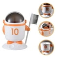 thumbnail image 1 of OUNONA Countertop Trash Can Orange PP Food Waste Storage for Study Table 1Set, 1 of 8