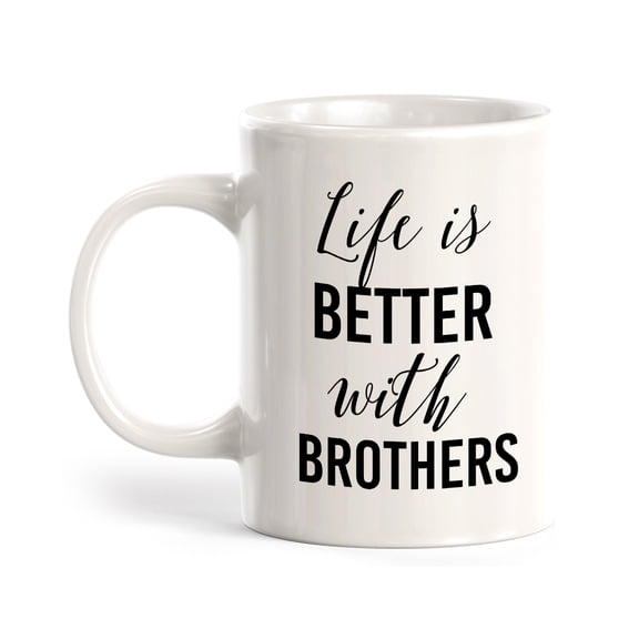 Designs ByLITA Life Is Better With Brothers 11oz Plastic Coffee Mug