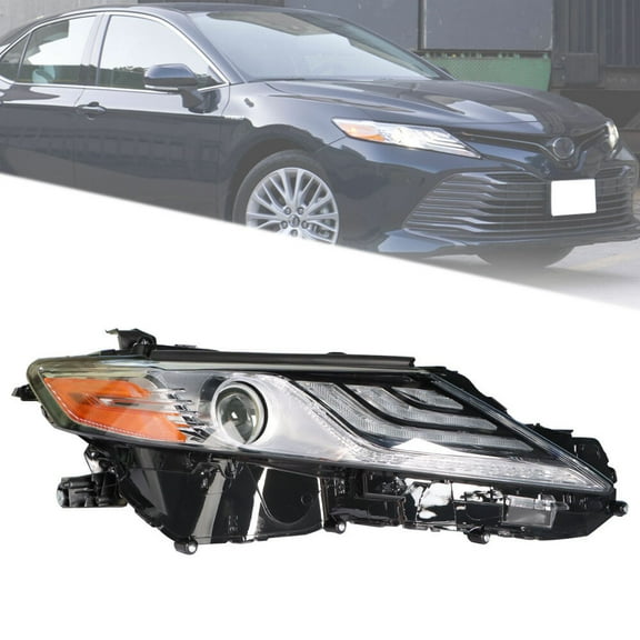 For 2018-2020 Toyota Camry XLE XSE Headlight Assembly LED DRL Passenger/RH Side