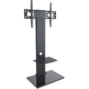 TygerClaw LCD84112BLK TV Stand Television Mount, Black, 55"