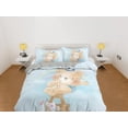 thumbnail image 2 of Lindo oso de peluche en la Torre Eiffel ropa de cama, juego de funda nórdica, ropa de cama con cremallera, dormitorio, 2 of 4