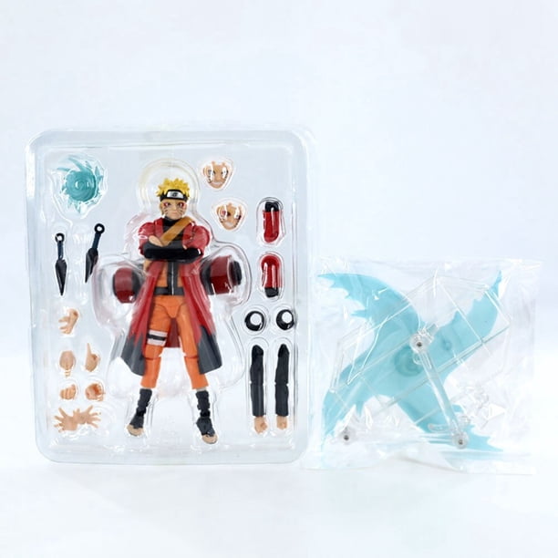 Figuras de acción de Naruto Shippuden para niños, juguetes de Anime, Uzumaki, Naruto, regalo Gong Bohan LED