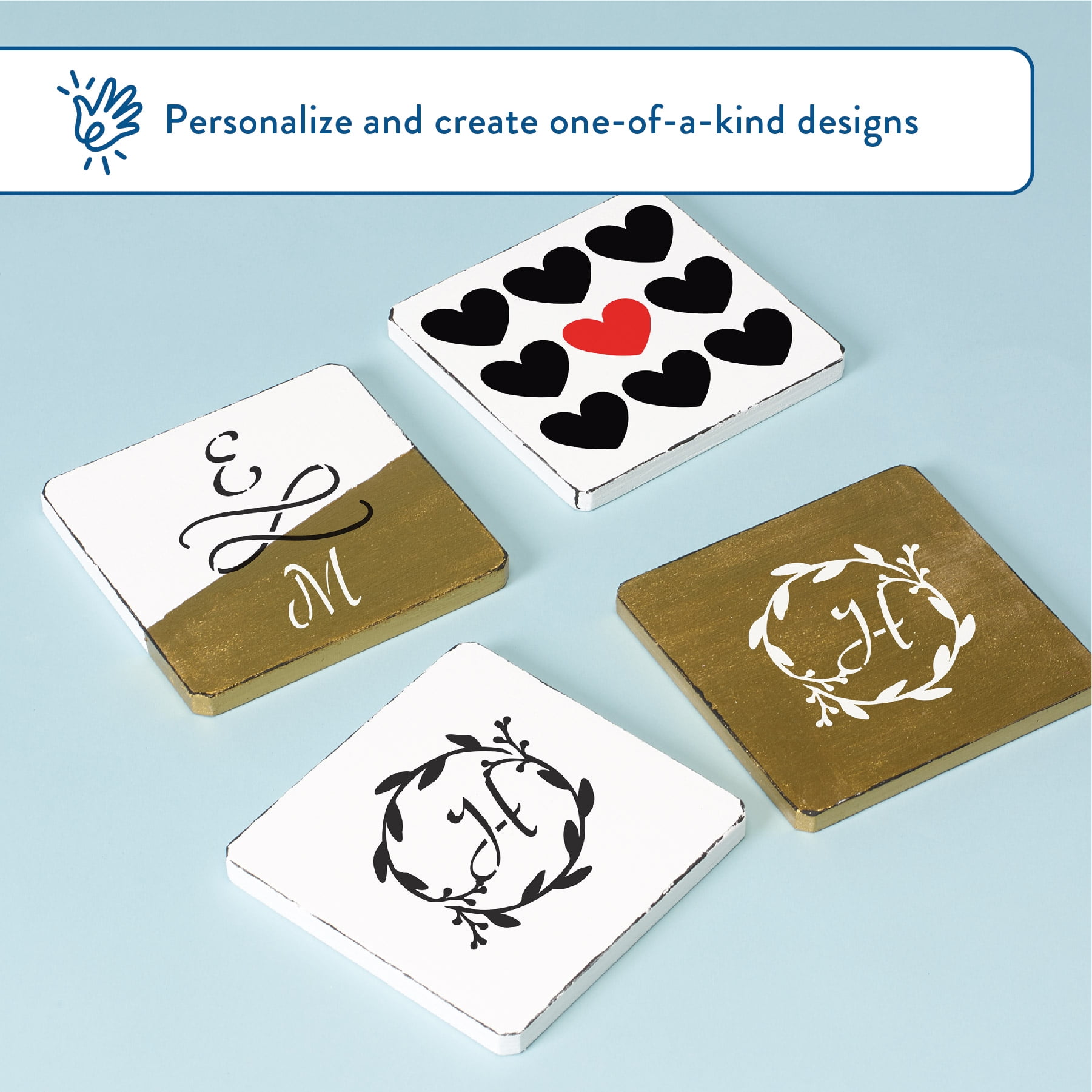 Hello Hobby Stencil Set, 8.5" x 9.5", 1 Piece, Flourish