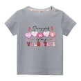 thumbnail image 2 of Toddler Boy Valentines Shirts Monster Truck Dinosaur Hug Heart Cotton Long Sleeve T-Shirt Love Saurus Kid Tee Top Clothes 2T 2 of 14