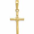 thumbnail image 1 of 10K Yellow Gold Polished Cross Charm (22 X 11) Made In Peru -Jewelry By Sweet Pea, 1 of 5