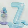 thumbnail image 3 of 40Inch Blue Digit 7 Balloon for Kids Decors 7 Year Old 17 27 37 70th Birthday Party Supplies for Big Number Balloons Anniversary Events Decorations (Light Blue 7), 3 of 12