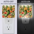 thumbnail image 2 of Cactus LED Square Night Lights - Modern and Energy Efficient Room Lighting for a Peaceful Ambience - Dimmable with Remote Control - for Bedroom or Nursery Décor, 2 of 6