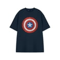 thumbnail image 1 of Captain America T-Shirt à Manches Courtes avec Écusson pour Hommes, 1 of 2