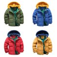 thumbnail image 2 of Zecgelong Toddler Kids Baby Boys Girls Winter Warm Long Sleeve Jacket Outerwear Coats Removable Hooded Padded Outwear, 2 of 5