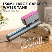 Asoricing Travel Steamer Iron 2 in 1, 100V-240V Dual Voltage Portable Steamer, 15s Fast Heat Up with LED Display, 150ml Water Tank for Global/Europe Travel