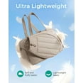 thumbnail image 5 of Tennis Bag for Women Holds 2 Rackets, Gym Duffle with Shoe Compartment & Wet Pocket, Fits 15.6" Laptop, Multi-Sport Overnight Weekender Bag, 5 of 7