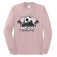 thumbnail image 2 of Wild Bobby It's About To Get Miami Soccer Skyline Sports Men Long Sleeve Shirt, Light Pink, Large, 2 of 5