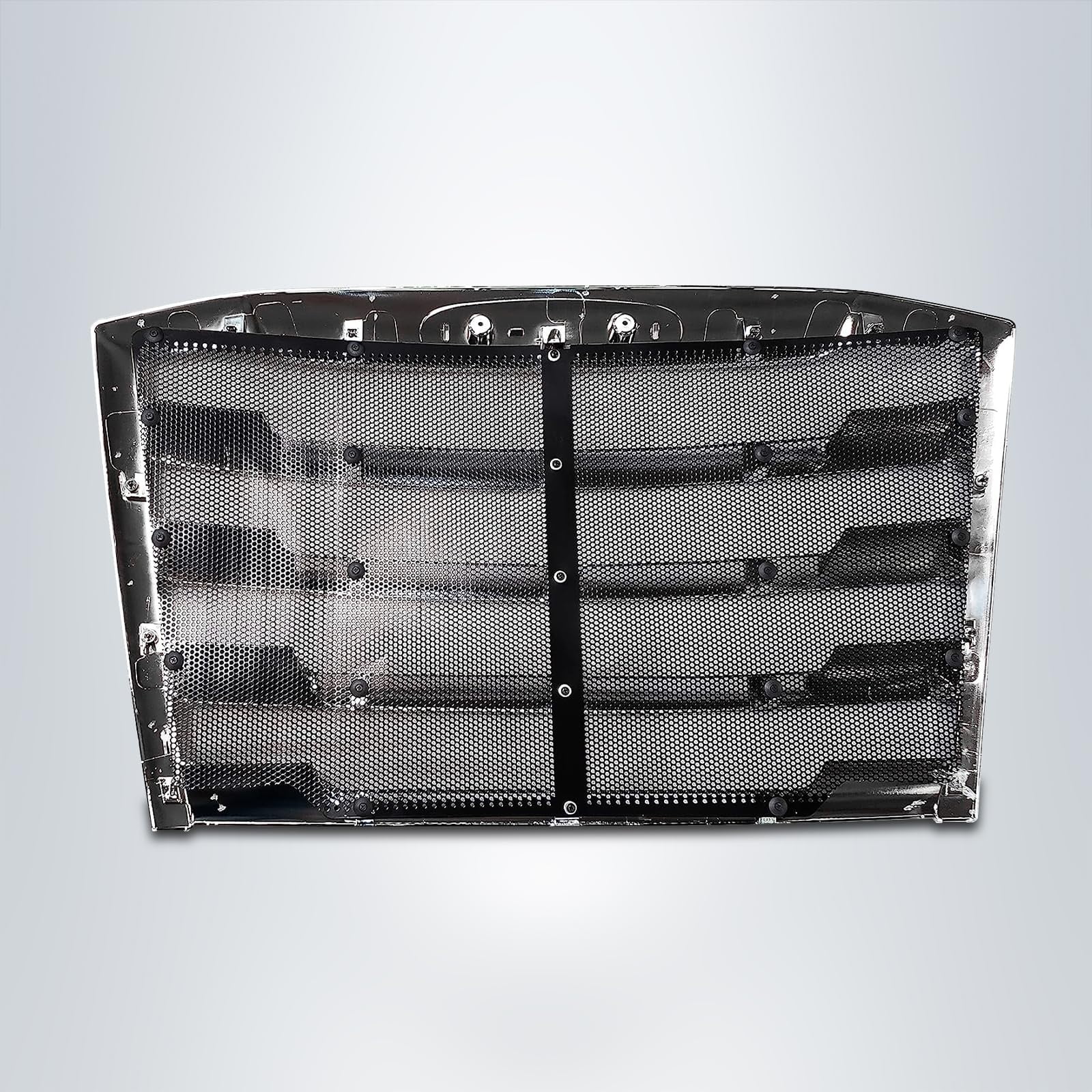 TORQUE Replacement Chrome Grill Grille for 2018 2019 2020 2021 2022 Freightliner Cascadia Semi Trucks with Bug Screen (TR069)
