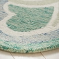 thumbnail image 3 of SAFAVIEH Novelty Alaois Floral Area Rug, Grey/Green, 4' x 4' Round, 3 of 7